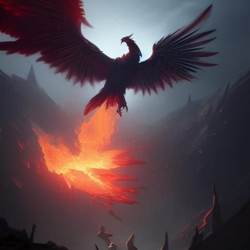 Fire bird losing the battle