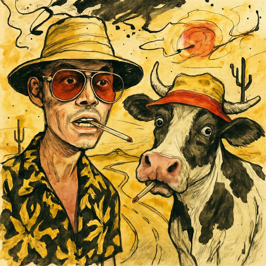 Fear and Loathing and a Heifer AI Creation