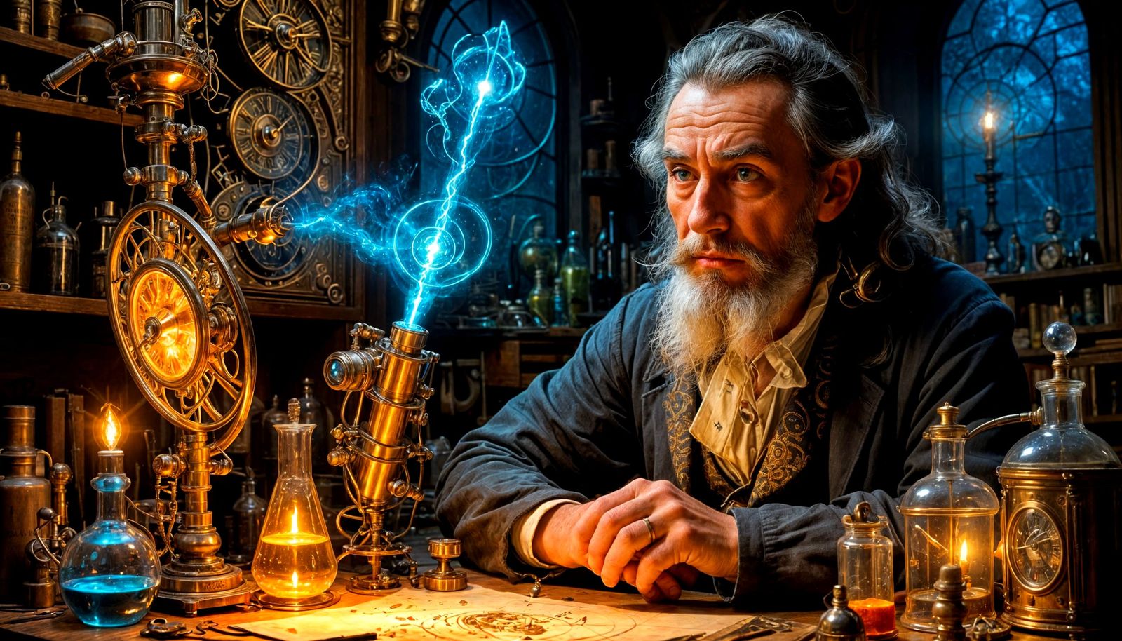 Eccentric Inventor in Eureka Moment