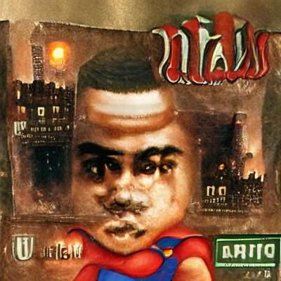 Super Mario Recreates Illmatic Album Cover