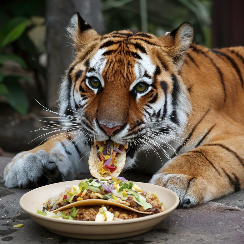 Even Tigers Love Street Tacos