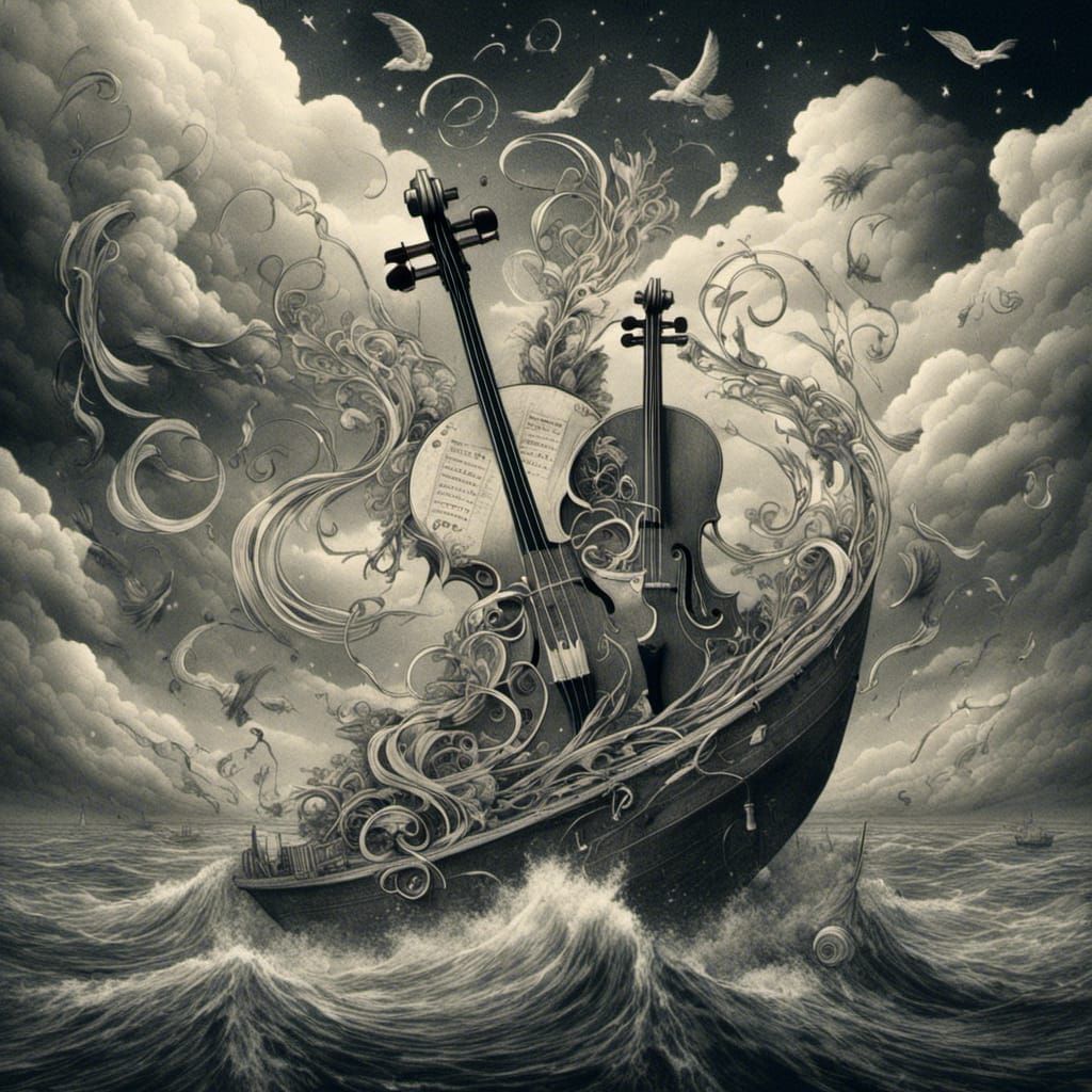 Silver Fiddle Soars Above Scottish Isles