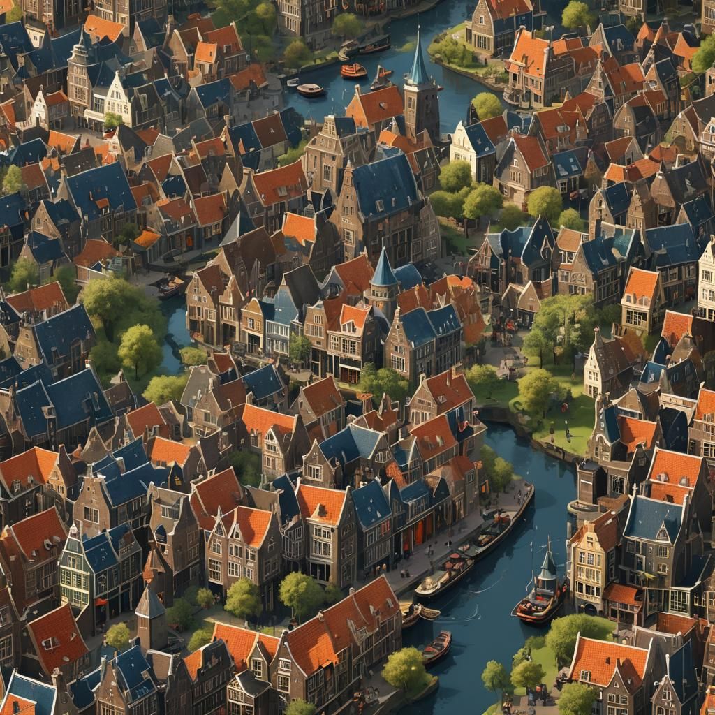 Dutch Honesty: A Detailed Matte Painting
