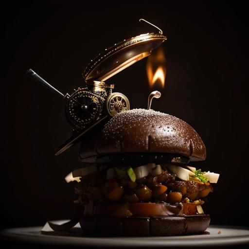 Dieselpunk Chef Creates Whimsical Food Photography