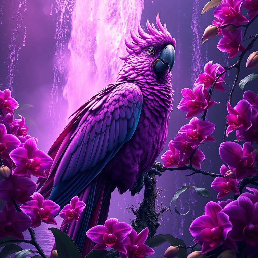 Purple Parrot  @Andrearosalife
