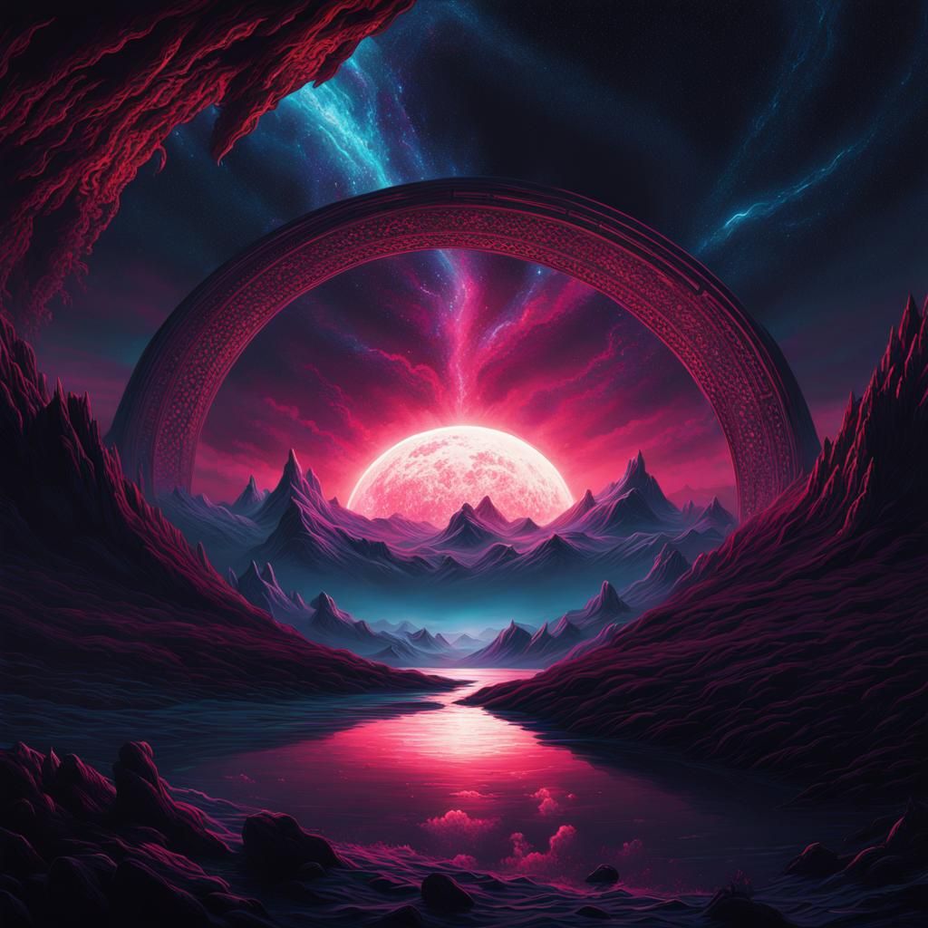 Dark Magic Cosmic Vortex in High Detail