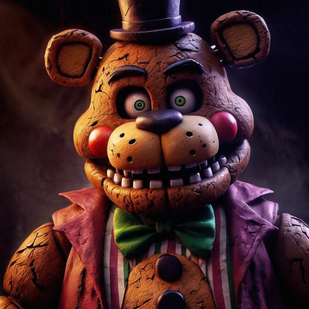 FNAF Obese Freddy Fazbear-Joker in Gotham