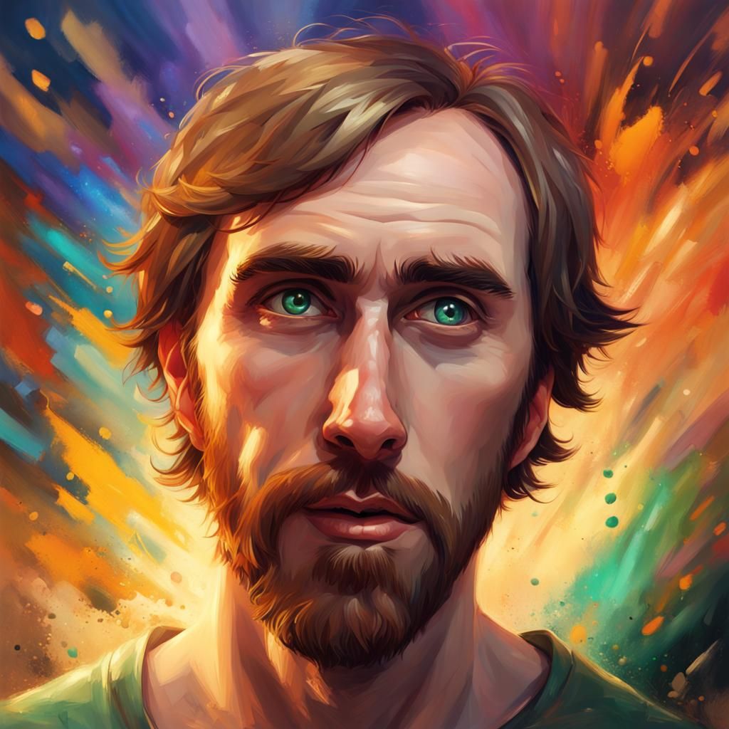 Hyperrealistic Portrait with Dramatic Lighting