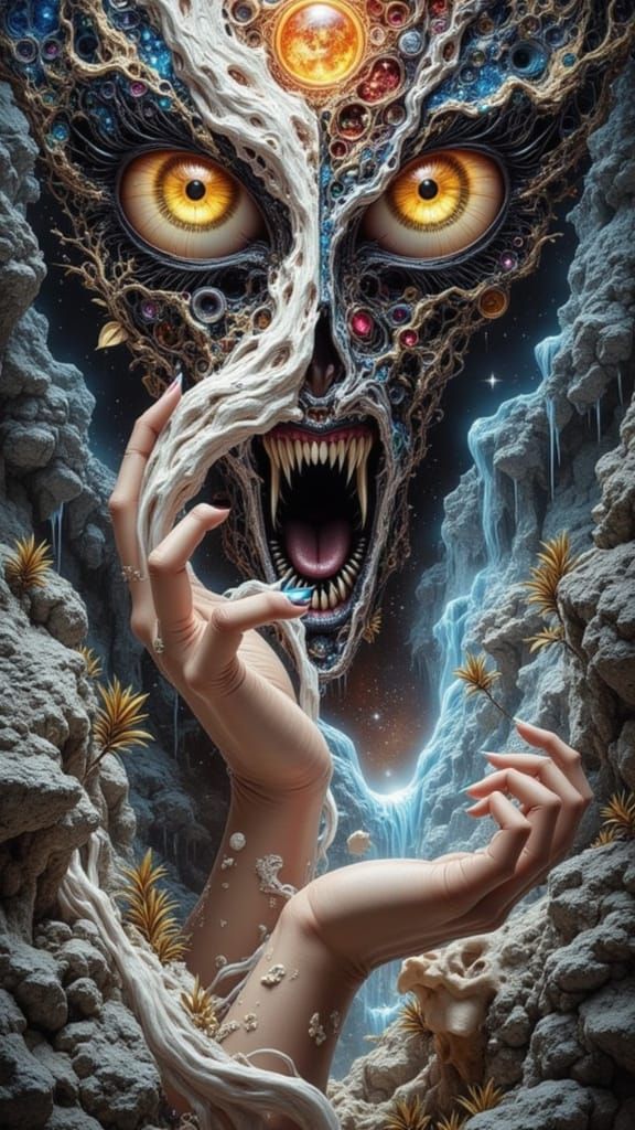 Enigmatic Dragon Knight in Celtic-Inspired Quantum Realms