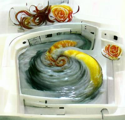 Abstract Whirlpool Generated by AI
