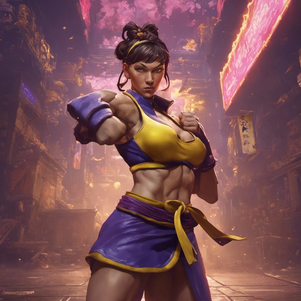 Chun-Li Street Fighter: Dark Fantasy Masterpiece