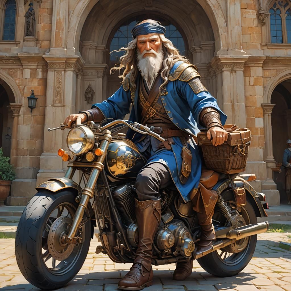 Da Vinci Rides: A Renaissance Man on a Motorcycle