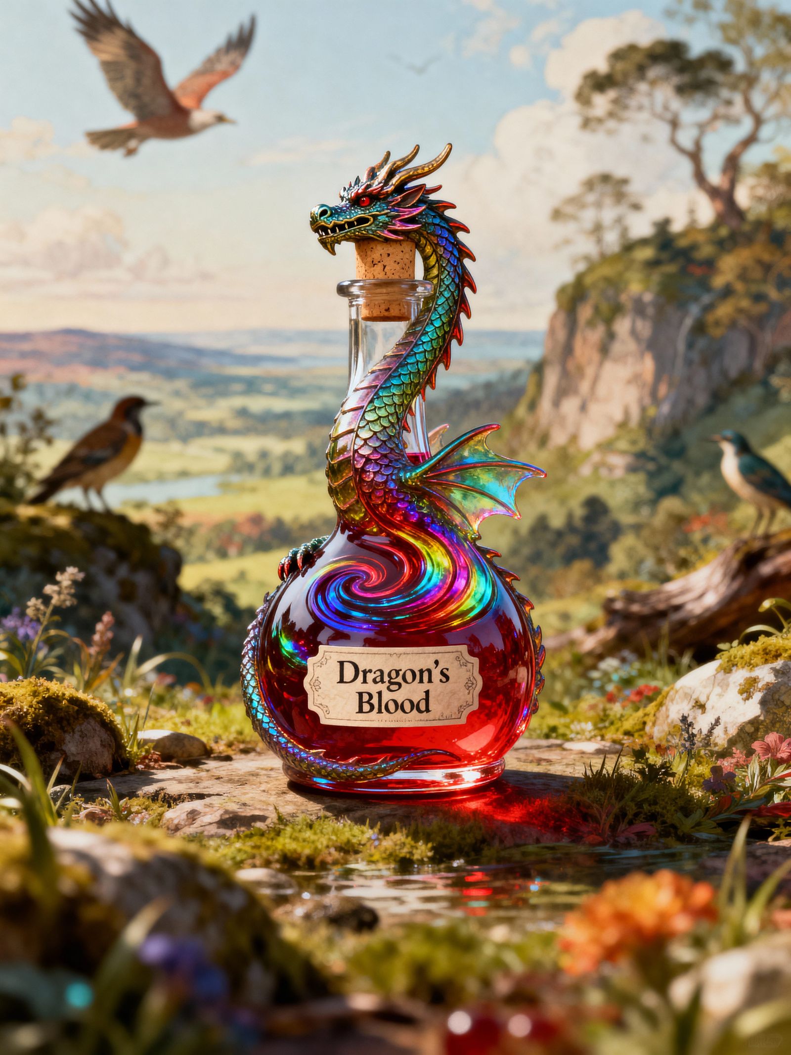 Dragon's Blood Potion Bottle, Award-Winning Photography