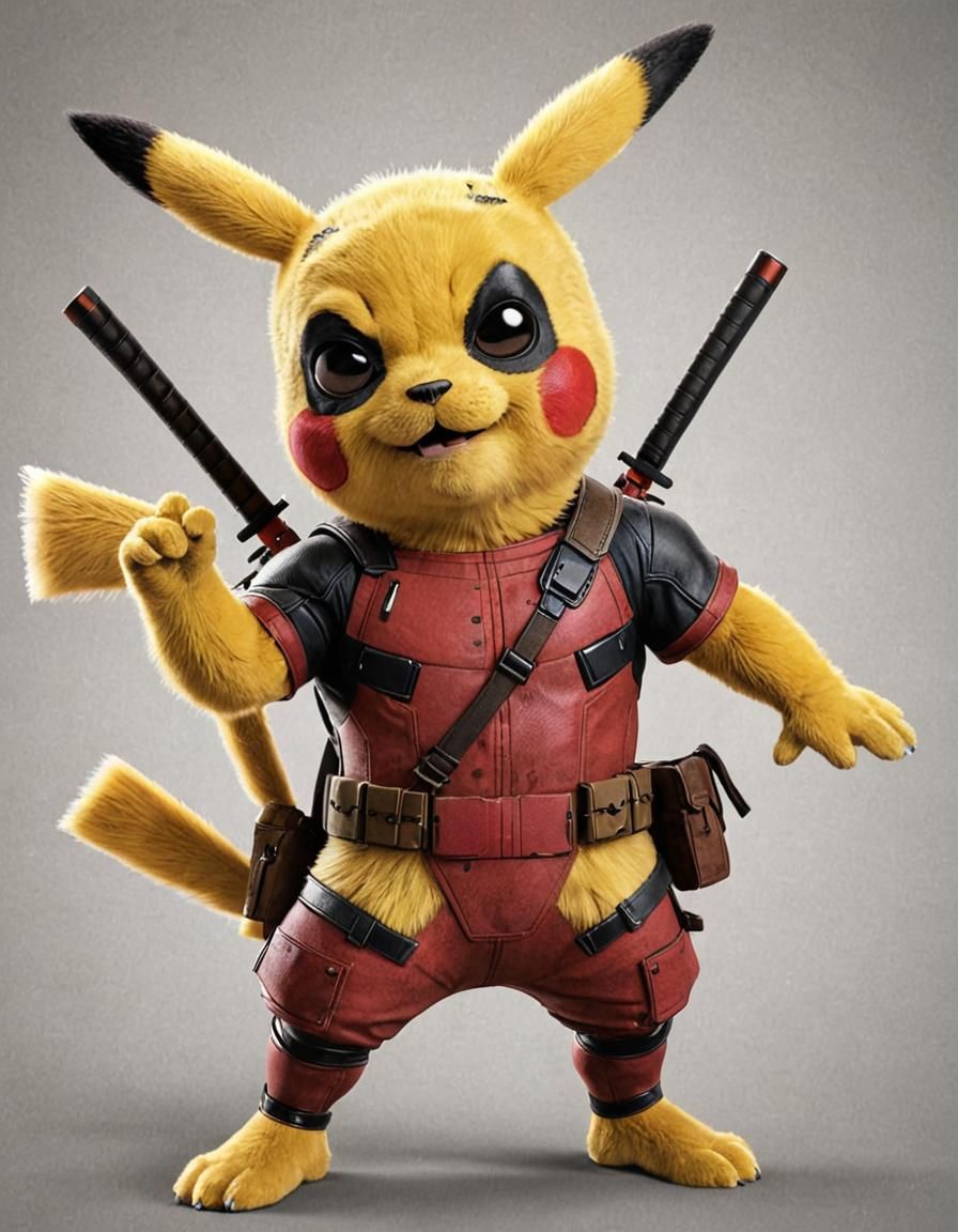 Deadpool as Pikachu: An Amusing Mashup