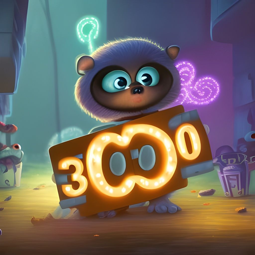 Pixar Style Dog Celebrates 3000 Followers