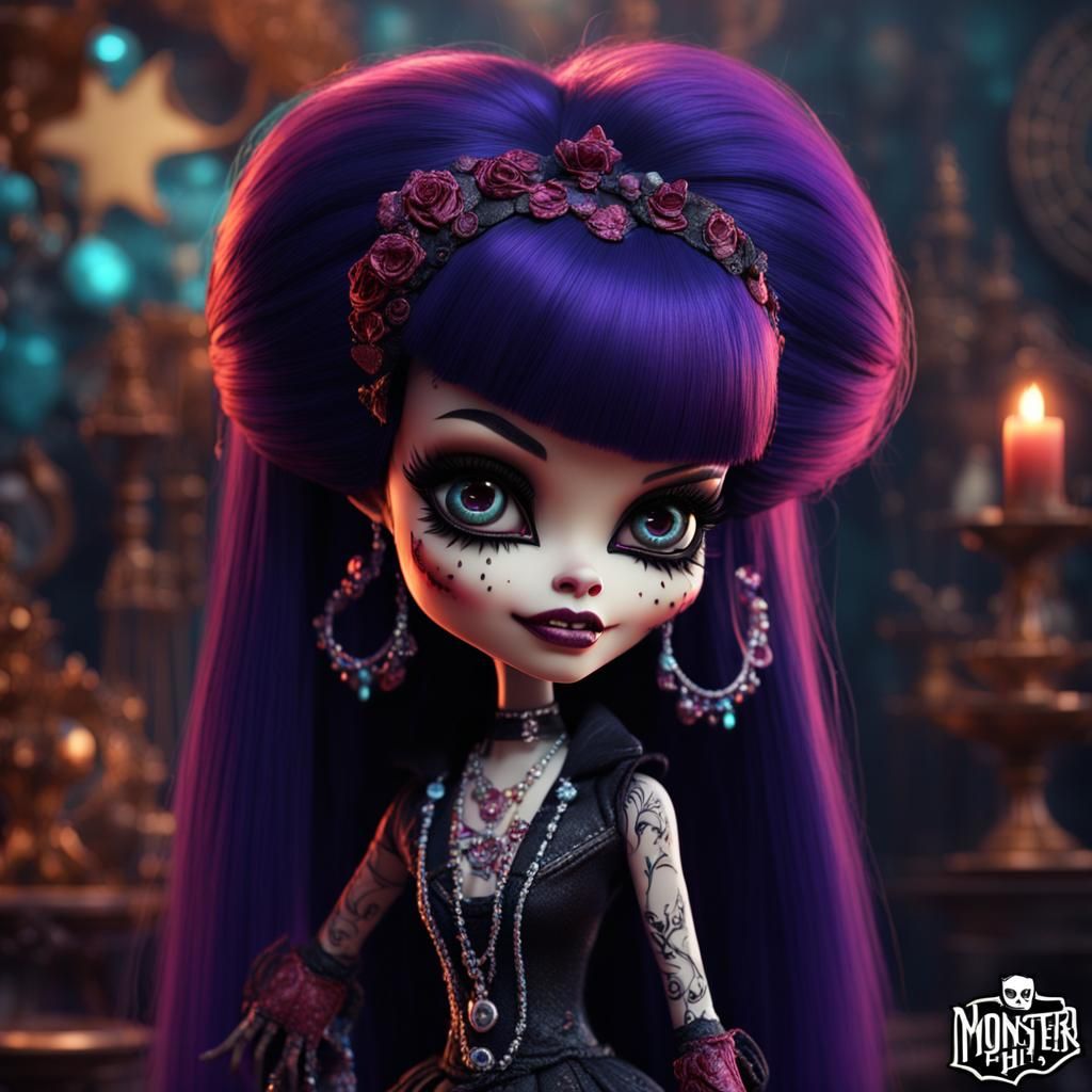 Elvira Doll in Monster High Style
