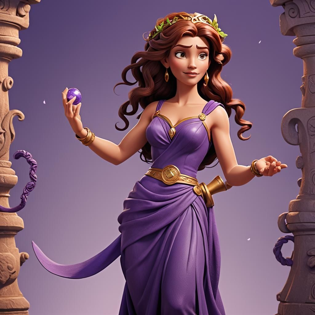 Megara from Hercules: Pixar-Style 3D Digital Art