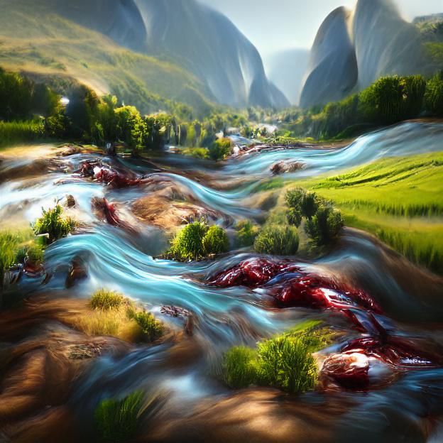 Forest River Landscape