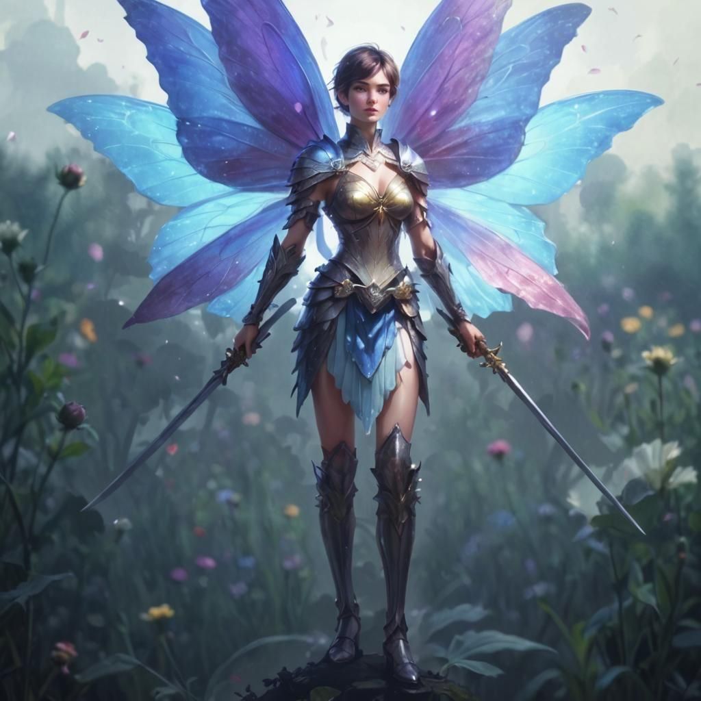 Floral Digital Art Inspired by Impressionism