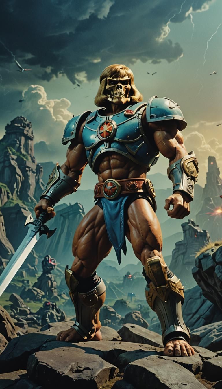 Cinematic Film Still: The Power of Grayskull