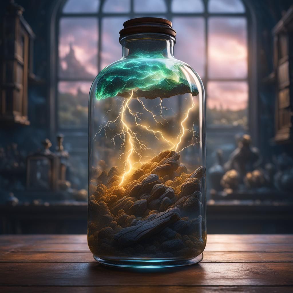 Lightning in a Bottle: Detailed Matte Painting