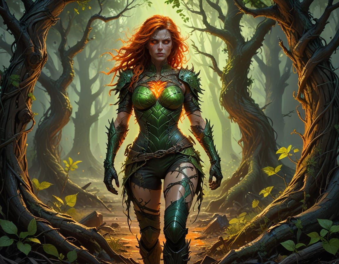 Mother Nature Supervillain Reclaims Wasteland as Oil Paintin...