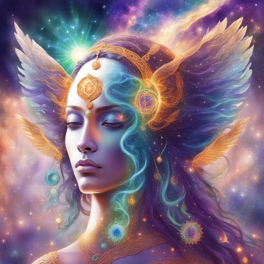 Heart Chakra Goddess: A Vision of Compassion