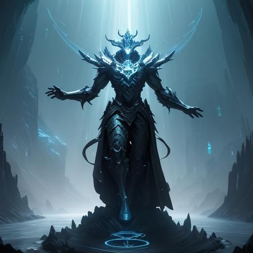 Towering Calcite Luminarch in a Fantastical Cave