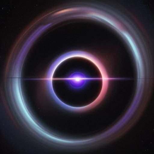 Ringed Planet Saturn in Oil Painting Style