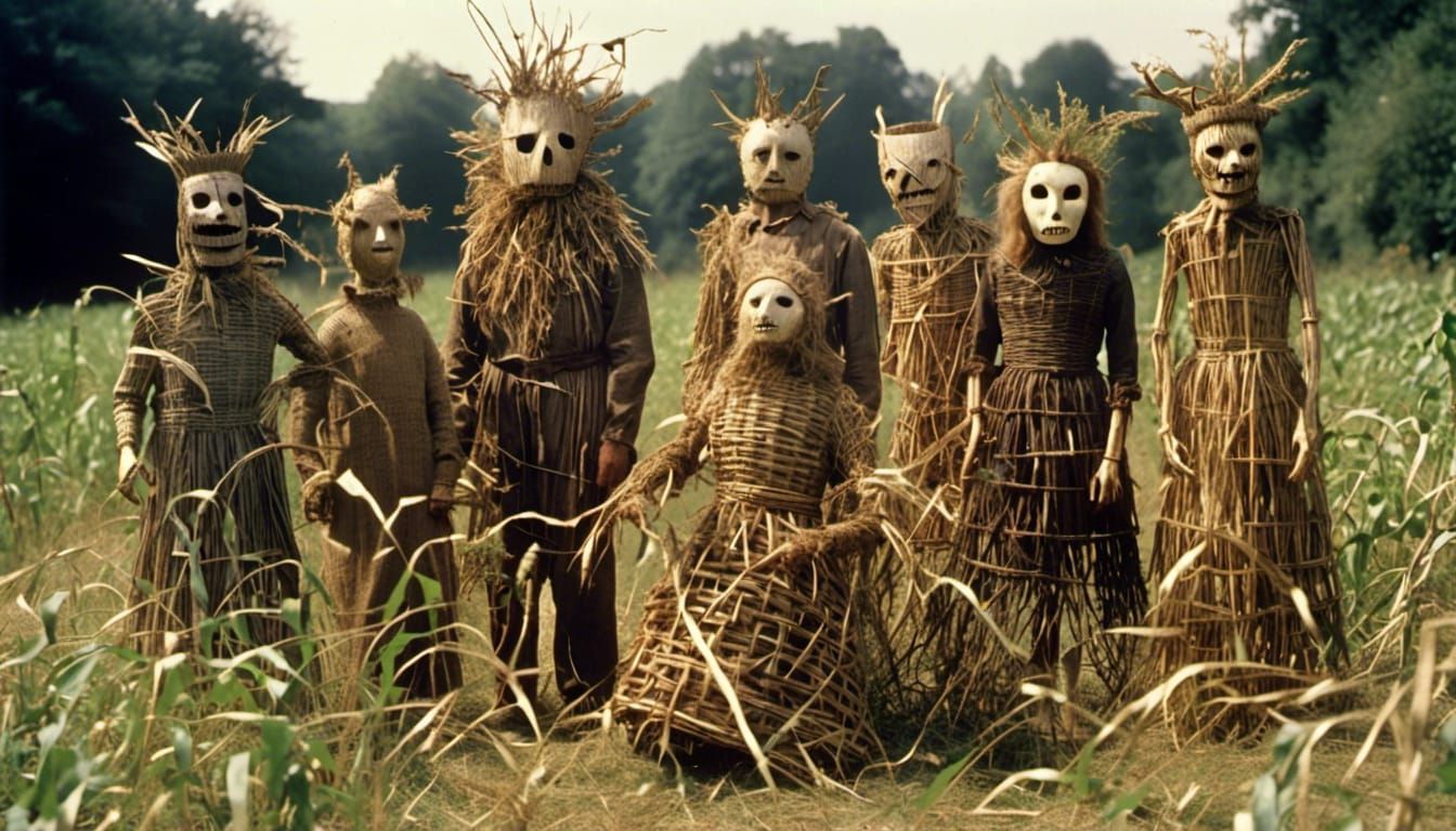 English Folk Horror: Wicker Man and Animal Masks