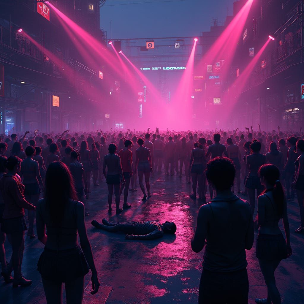 Cyberpunk Dancefloor Apocalypse