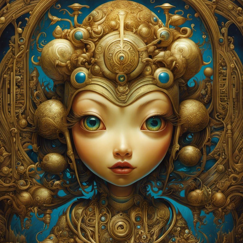 Surreal Character in Dreamlike Digital Art