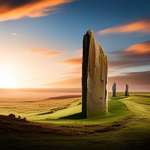 Ring of Brodgar: Epic Cinematic Digital Painting