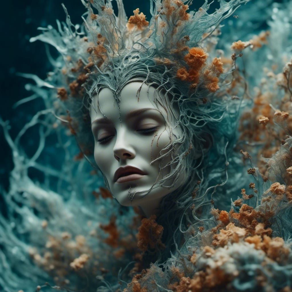 Pale Sea Witch in Underwater Style