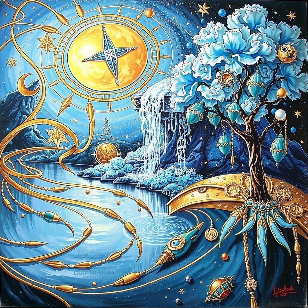 Sensual Masterpiece in Triadic Colors