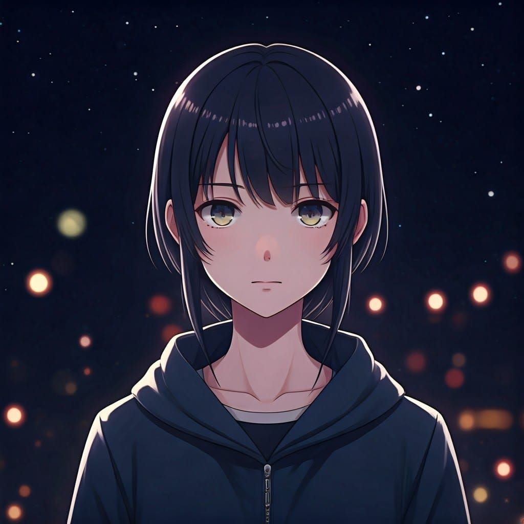 Anime Cel-Shaded Wallpaper in Studio Trigger Style