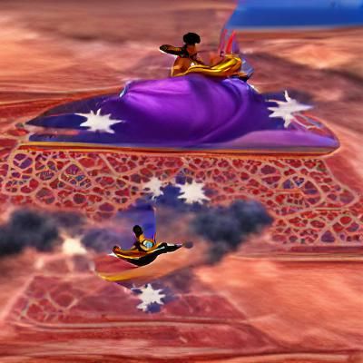Politicians on Magic Carpet Bombing City