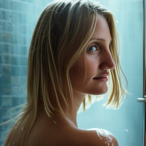 In the Shower - Cameron Diaz