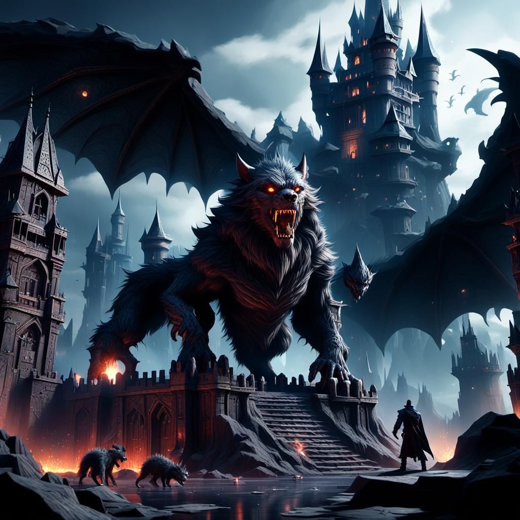 Werewolves and Vampires Clash in Fantasy World