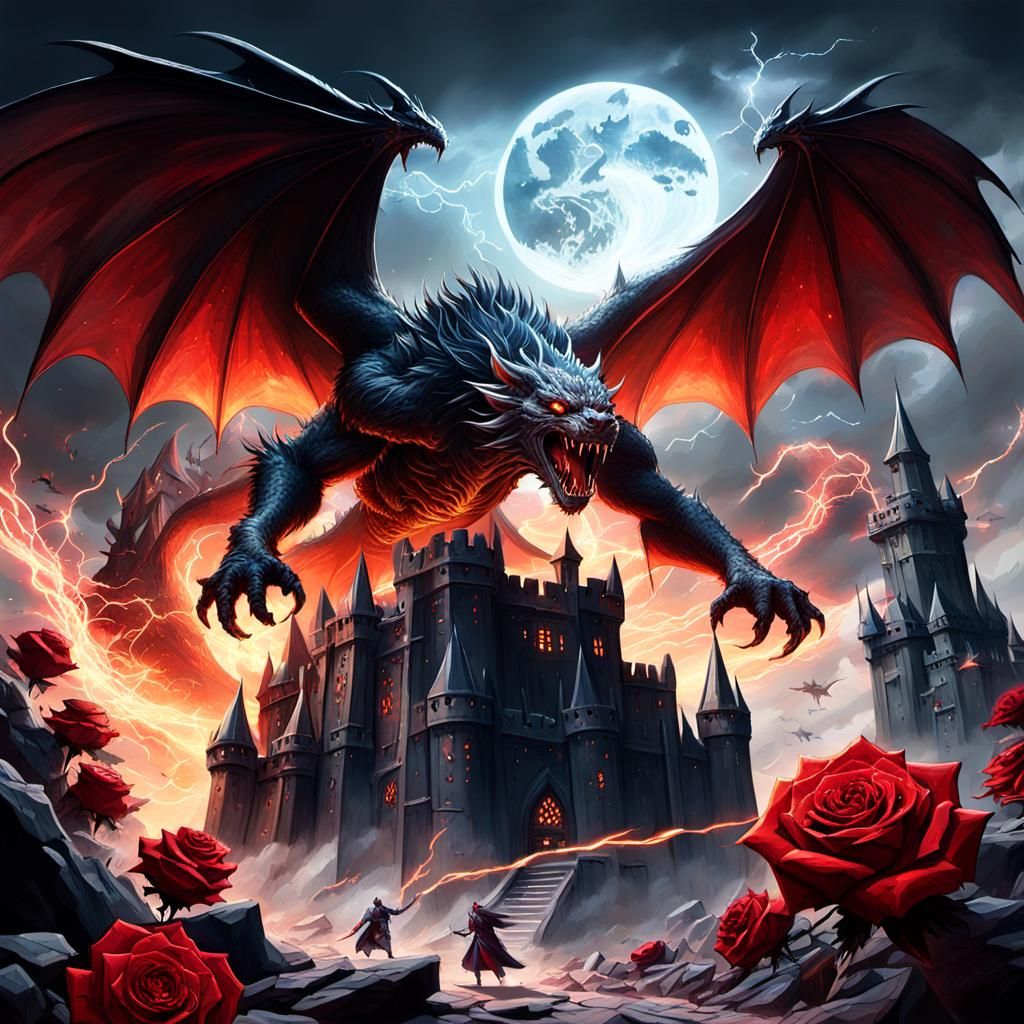 Epic Fantasy Battle: Werewolves vs Vampires