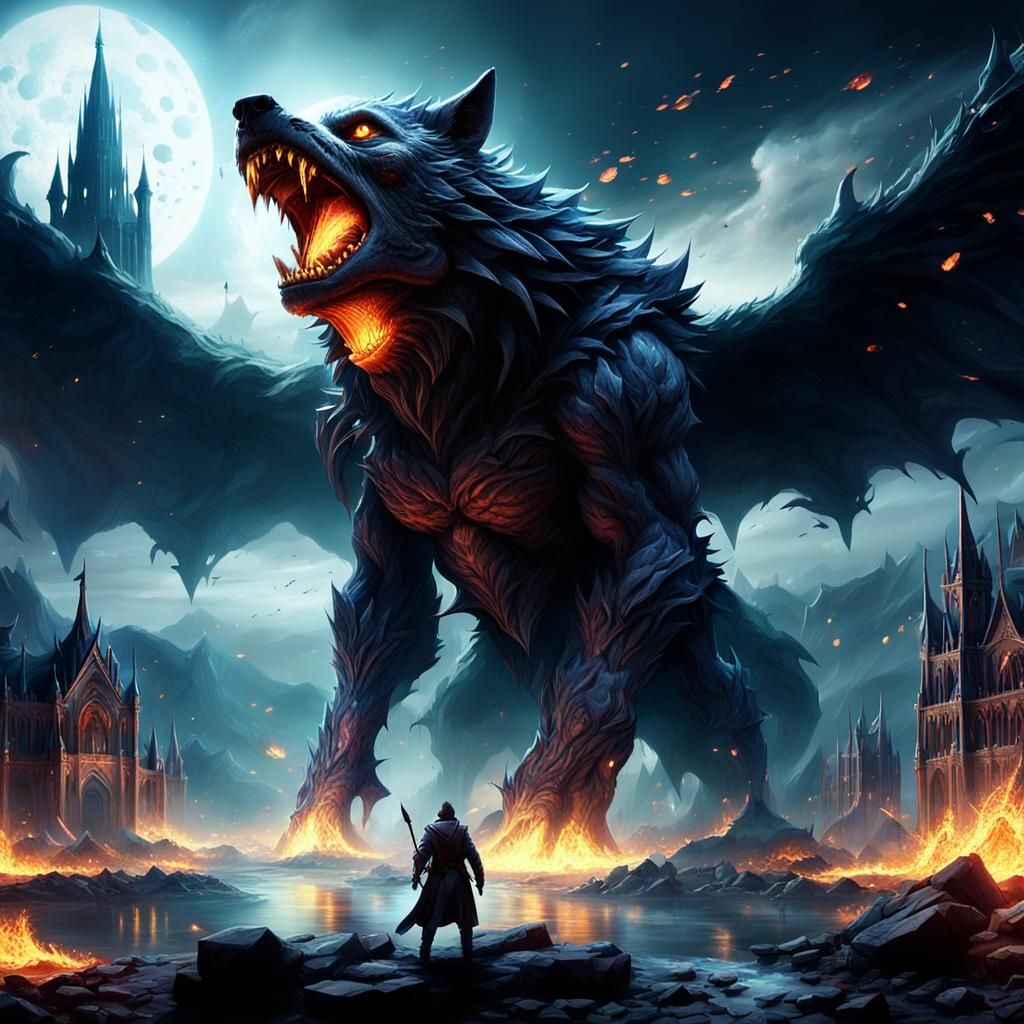 Werewolves and Vampires Clash in Epic Fantasy Battle