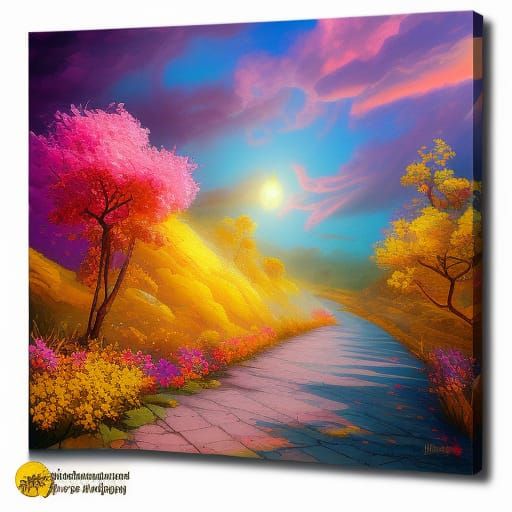 Paradise Way Painting