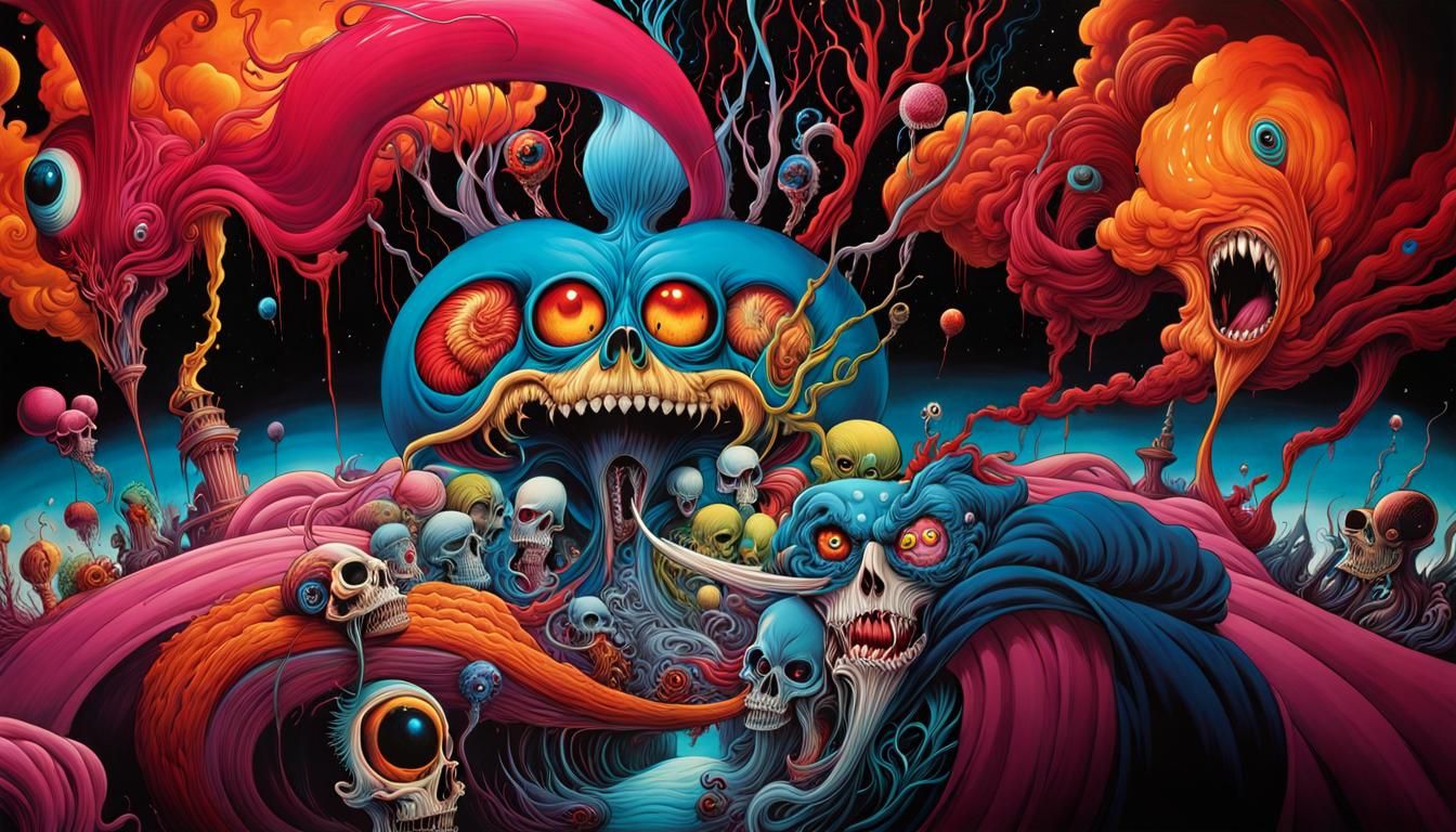 Mysteries of the Mind: Surreal Mixed Media Art