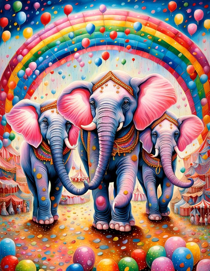 Pink Elephants on Parade