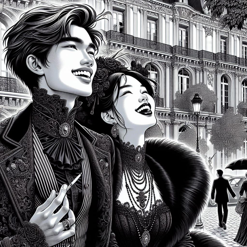 The radiant fiancés