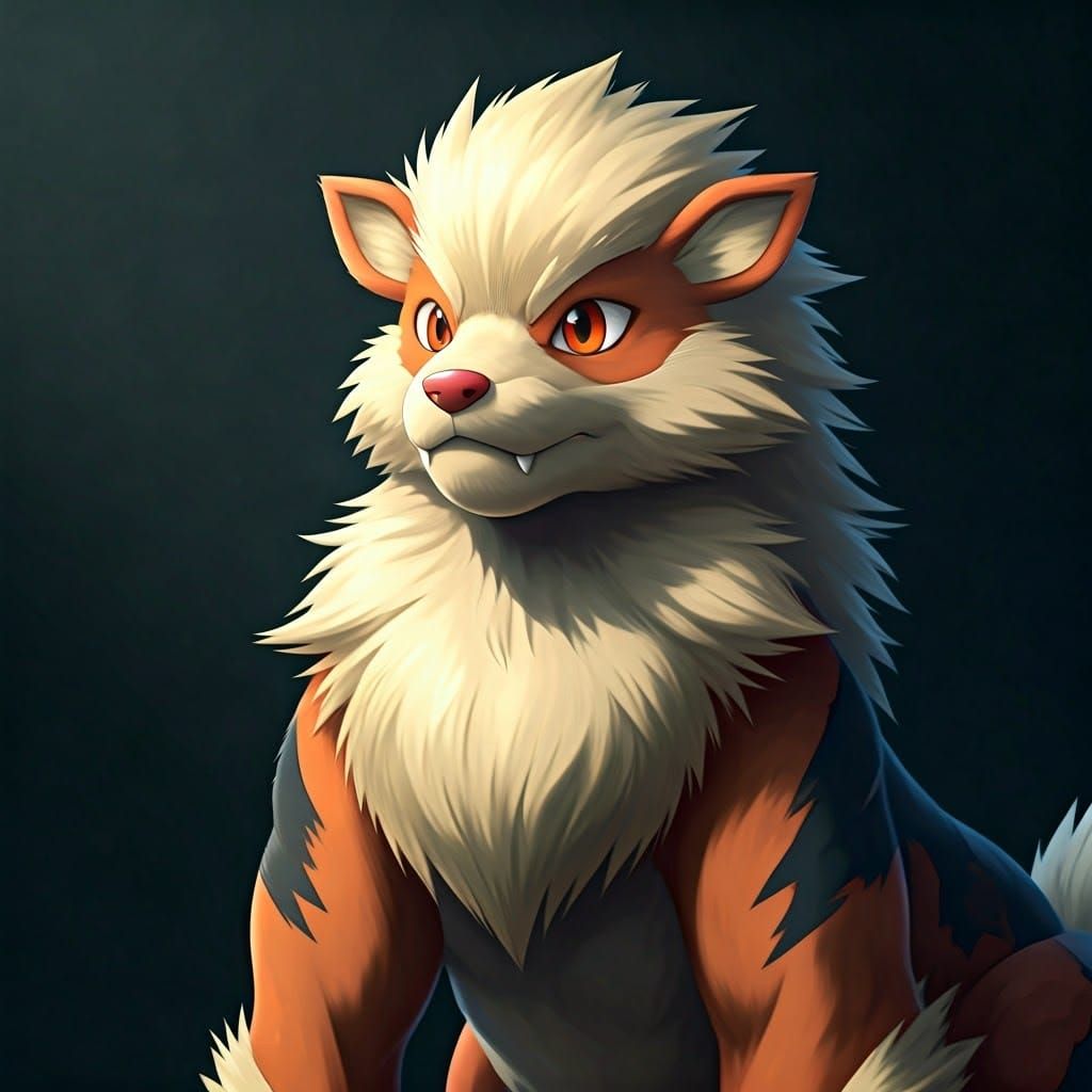 Arcanine Manga Scan in Studio Trigger Anime Style