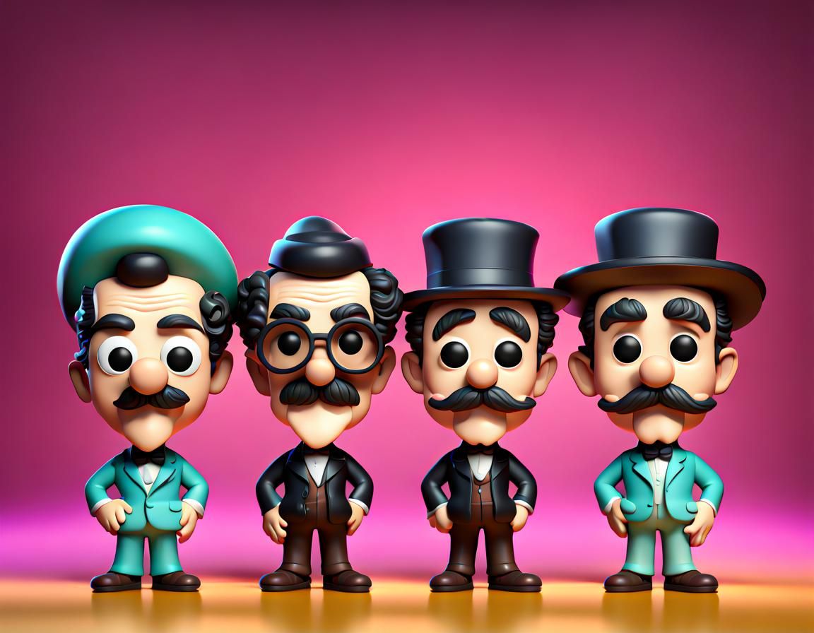The Marx Brothers as Funko Pop Art