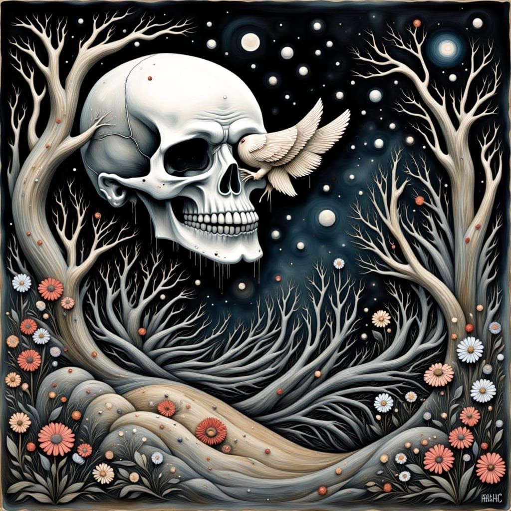 Death on the Horizon in Dark, Imperfect Art