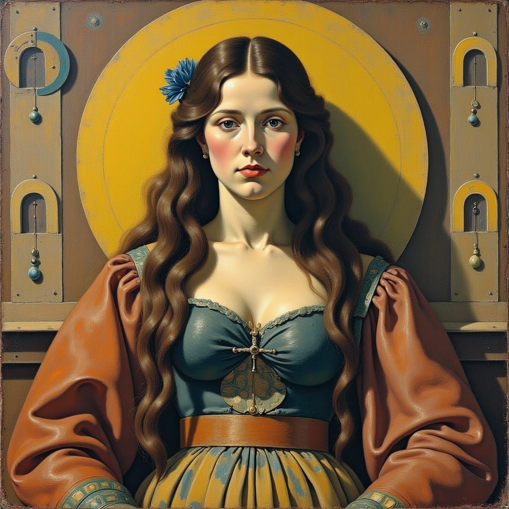 Surrealist Masterpiece Blending Dutch and French Baroque