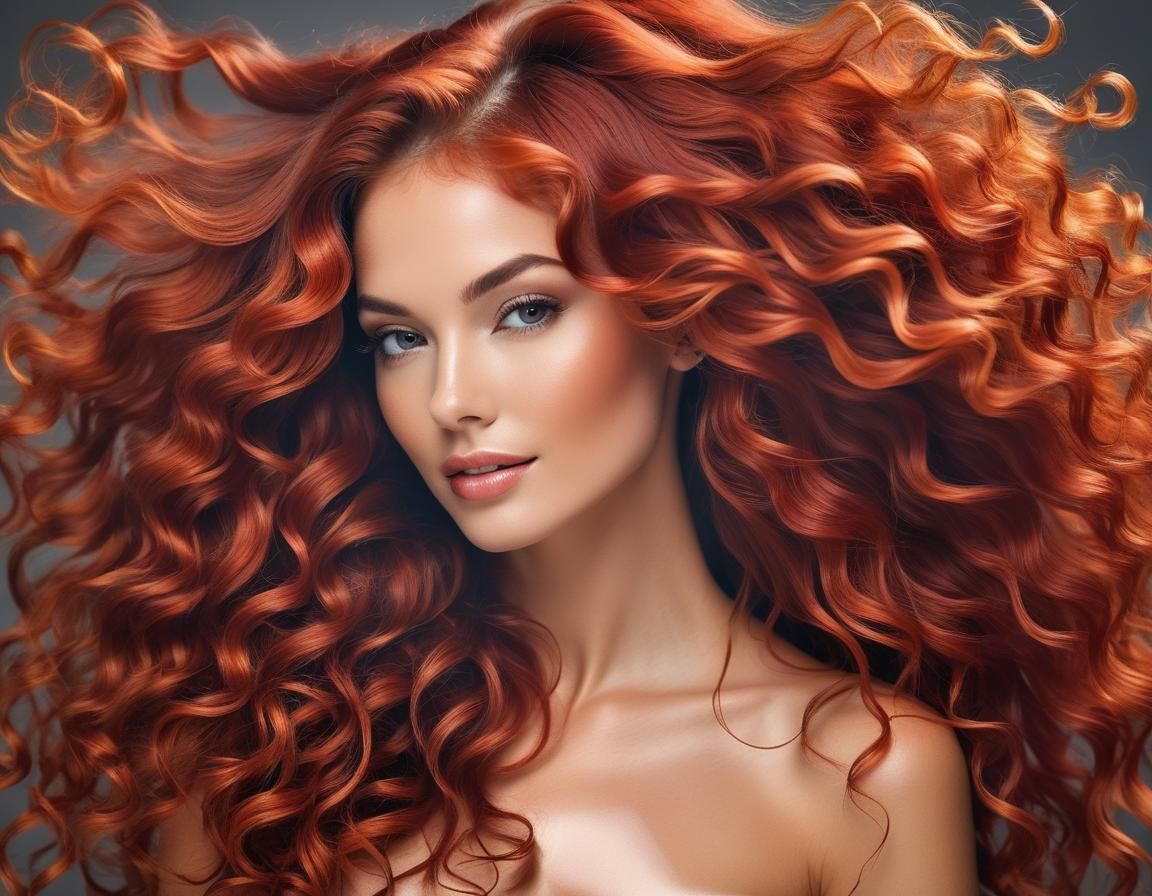 Young Woman with Red Hair